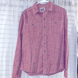 Men’s button up converse one star shirt size M  in excellent condition!!